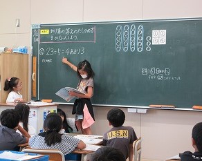 聞いている子どもたちの様子も素晴らしい3年生