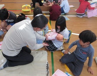 お父さんも参加してくださいました。