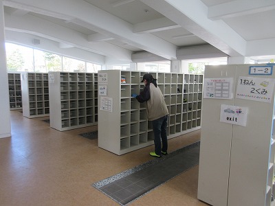 一人で黙々と拭いてくださいました。