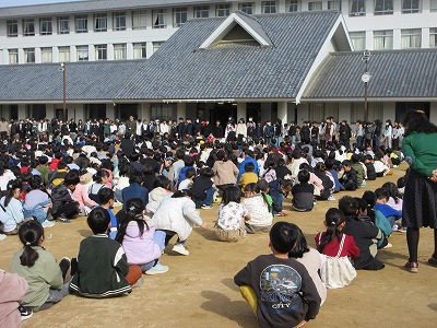 体育大会の演技はかっこよかったです。
