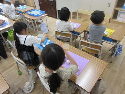 ほらほら、きれいにお団子できたよ