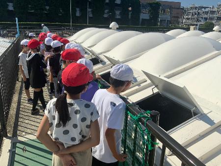 原田処理場見学1