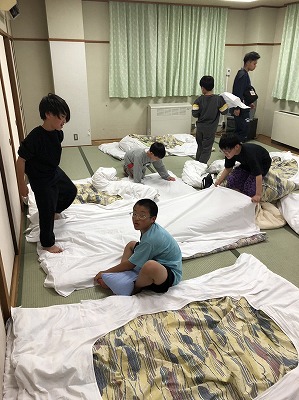 就寝準備3