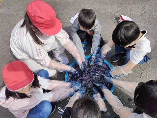 藍染め