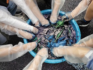 藍染め