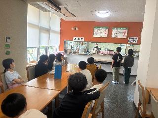 食堂にお礼