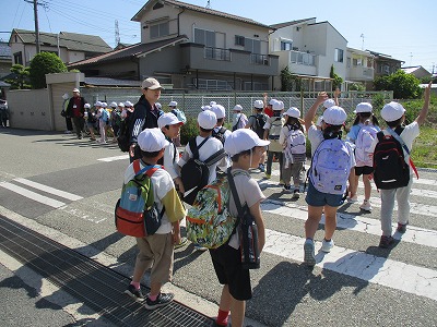 交通ルールを守って