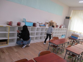 入学式準備