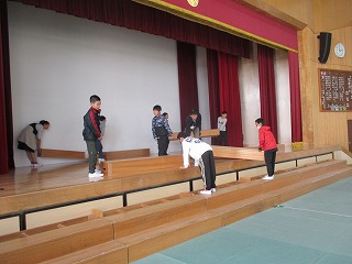 入学式準備