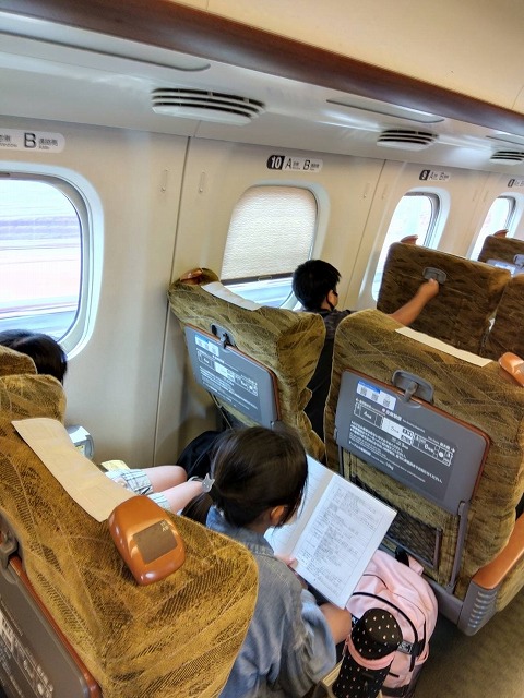 新幹線車内1