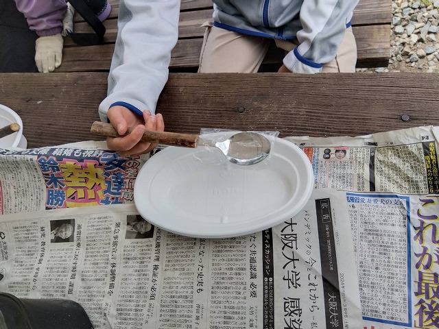 野外炊事10