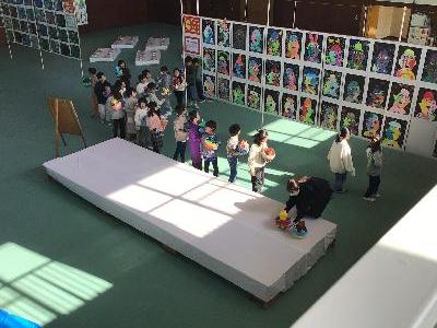 図工展搬入3