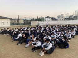 帰校時の様子