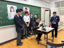 火災予防運動録音の様子