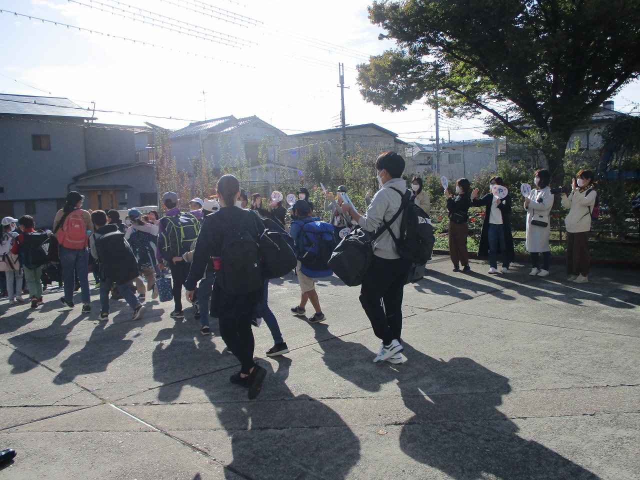 お見送り3