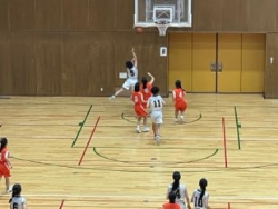 夏季総体の様子(女子バスケットボール部)
