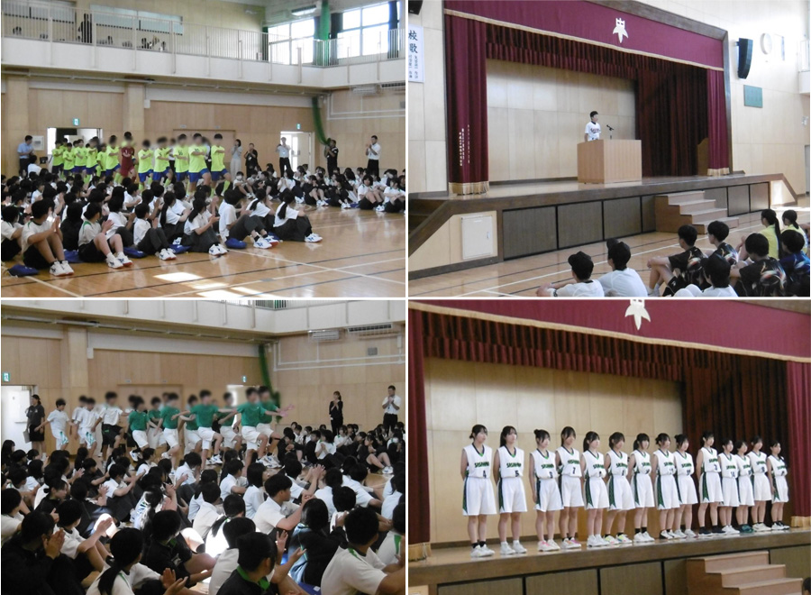 部活動壮行会