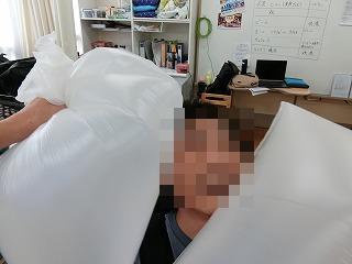 空気圧を感じたよ