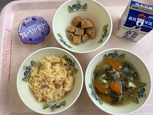後期食の写真