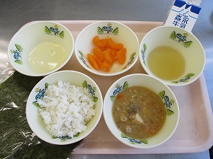後期食の写真