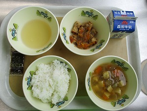 後期食の写真