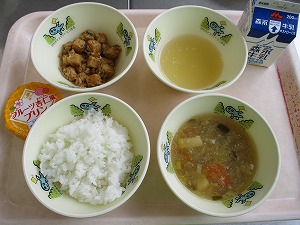 後期食の写真