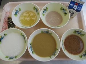 初期食の写真