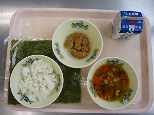 後期食の写真