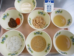 中期食の写真