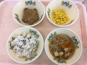 七夕献立の後期食