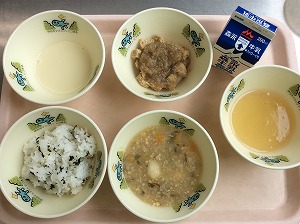 お月見献立の後期食