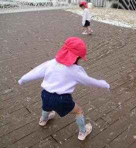 雪のスケート