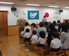 入園式の様子