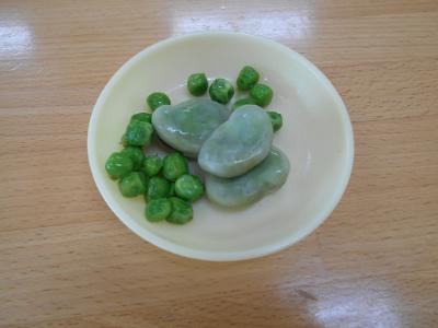 エンドウマメとソラマメ