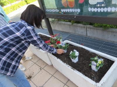 花の位置を決める20221109