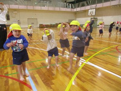 体操している姿