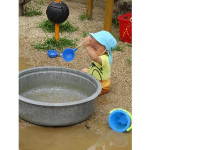 水がすくえるかな？