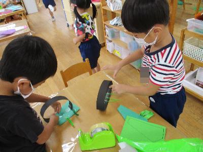 お面作り