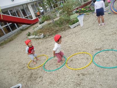 次のフープへ行ってみよう