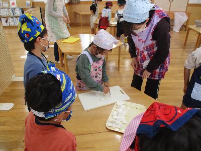 上手に切れてるよ