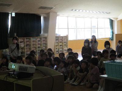 「むしさん、こんにちは」のDVDを見たよ。