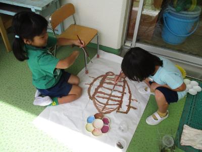 4歳セミとり