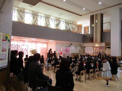 修了証書を貰います