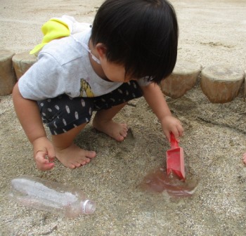 色水砂場