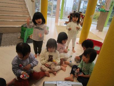 音楽に合わせて！