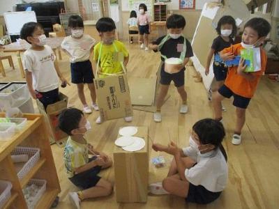 楽器を作って演奏会♪