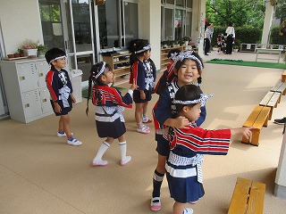 幼年消防クラブ組替式