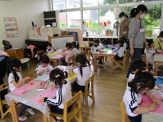 ３歳児こいのぼり