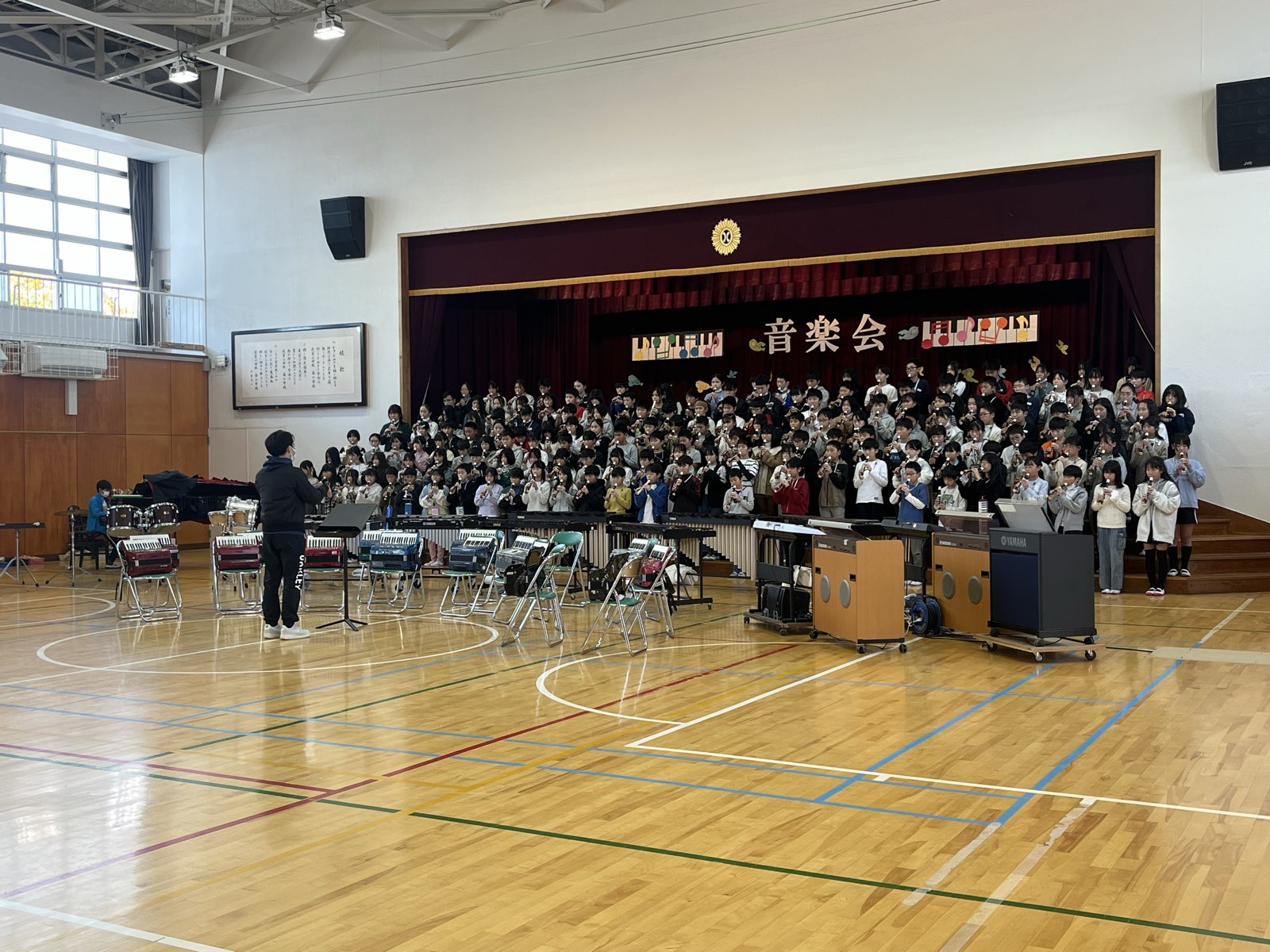 音楽会リコーダー奏