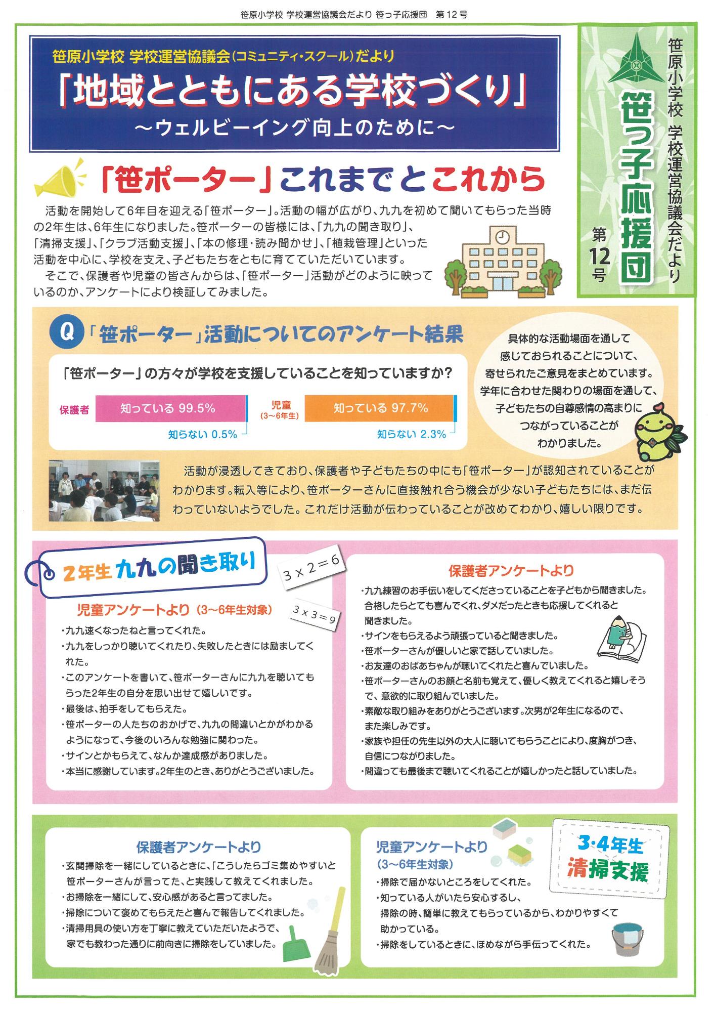 笹っ子応援団_第12号表